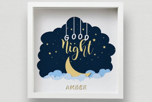 3D Baby Good Night Shadow Box SVG: A Creative and Practical Digital Design for Every Occasion