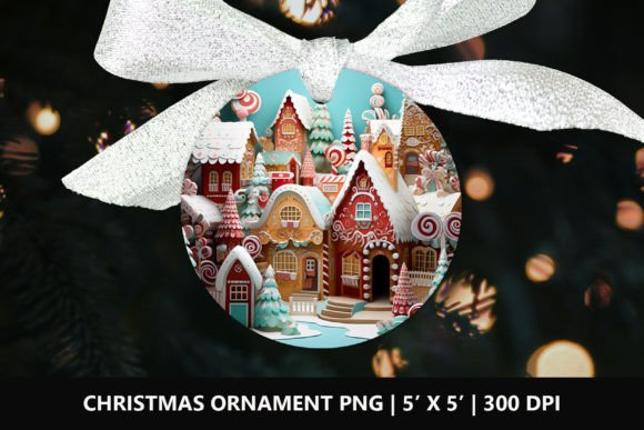 3D Christmas Gingerbread Houses Ornament: A Creative and Practical Holiday Solution