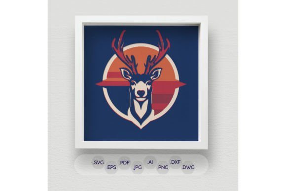 3D Colorful Deer Shadow Box SVG: A Strategic Tool for Creative Expression and Business Growth