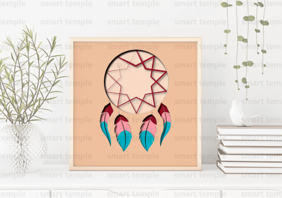 3D Layered Dream Catcher SVG