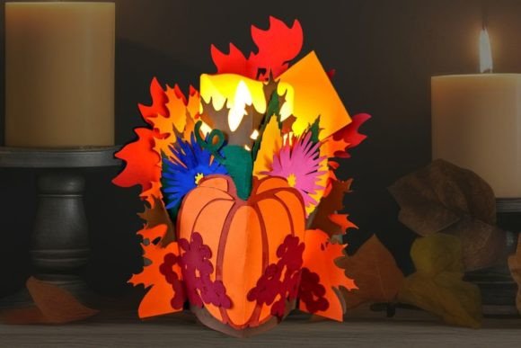 Autumn Bouquet 3D Card