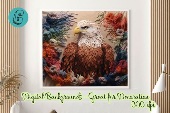 Eagle 3D Macrame Background 14: A Strategic Design Tool for Creative and Business Applications