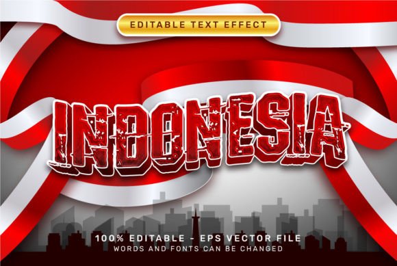 Indonesia 3D Text Effect: A Creative Tool for Designers and Marketers